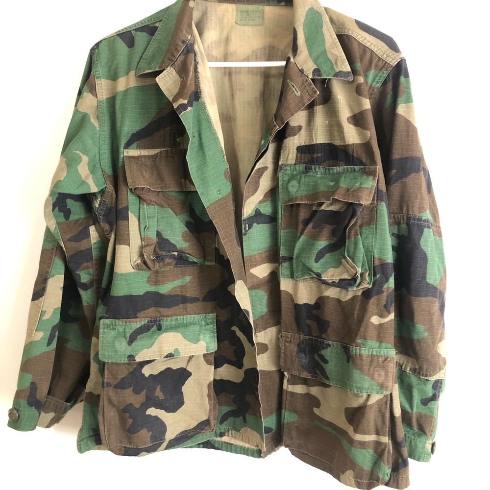 Light Camo Statement Jacket